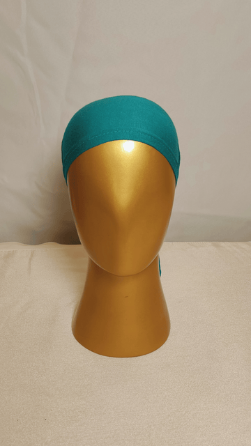 Plain Tie Back Cap  - Teal Tranquility